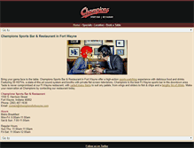 Tablet Screenshot of championsfortwayne.com